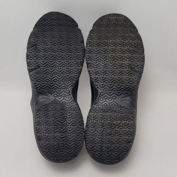 FILA Womens Memory Workshift Slip Resistant Low Leather Sneakers Black Size 9 - Picture 8 of 12